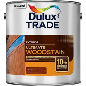 Dulux Trade Ultimate Weathershield Woodstain - Teak - 2.5L