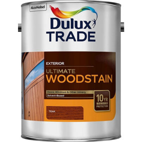Dulux Trade Ultimate Weathershield Woodstain Teak 5 Litres