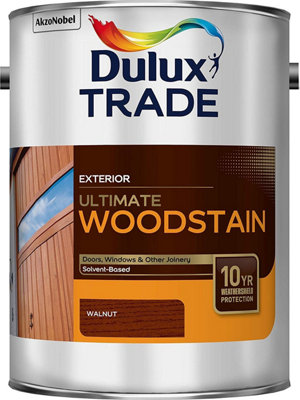 Dulux Trade Ultimate Weathershield Woodstain - Walnut - 5L