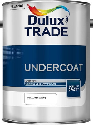 Dulux Trade Undercoat Brilliant White 5 Litres | DIY At B&Q