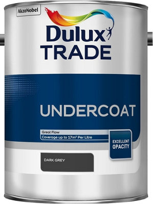 Dulux Trade Undercoat - Dark Grey - 5 Litre