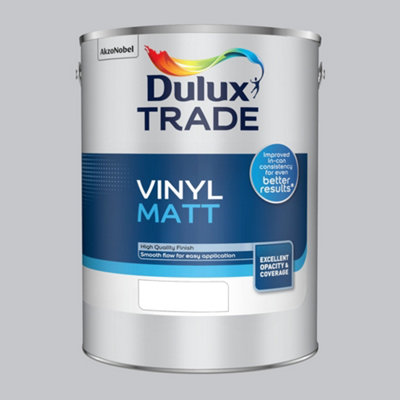 Dulux Trade Vinyl Matt Emulsion Dove 5Ltr