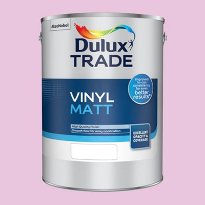 Dulux Trade Vinyl Matt Emulsion Sweet Pink 5Ltr