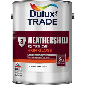 Dulux Trade Weathershield Gloss Black 2.5 Litres