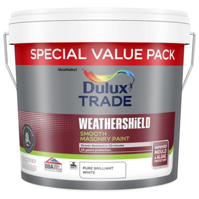 Dulux Trade Weathershield Smooth Brilliant White 7.5L