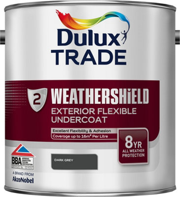 Dulux Trade Weathershield Undercoat Dark Grey 2.5L