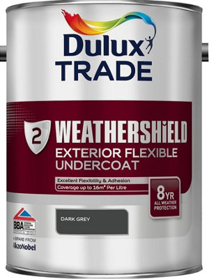 Dulux Trade Weathershield Undercoat Dark Grey 5L