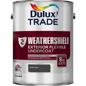 Dulux Trade Weathershield Undercoat - Dark Grey - 5L