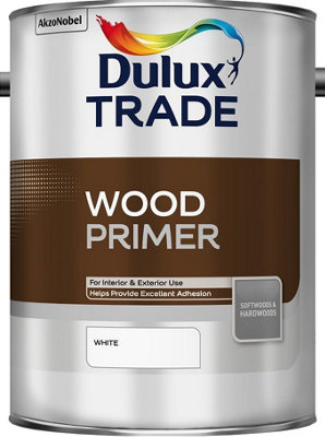 Dulux Trade Wood Primer - White - 5L