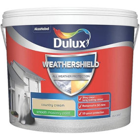 Dulux Weathershield All Weather Protection Smooth Masonry Paint 10L