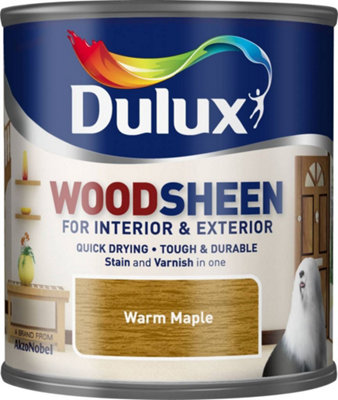 Dulux Woodsheen Stain & Varnish 250ml Warm Maple