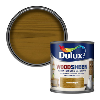 Dulux Woodsheen Stain & Varnish 250ml Warm Maple