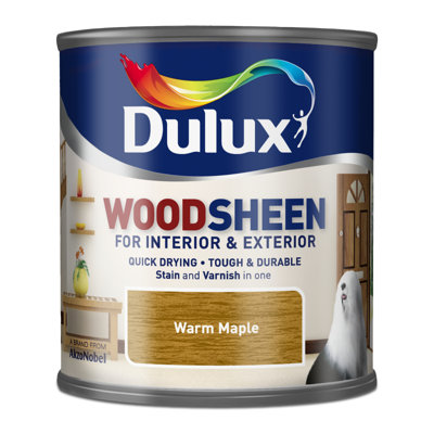Dulux Woodsheen Stain & Varnish 250ml Warm Maple