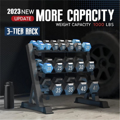 Dumbbell Rack Storage Stand Hex Weight Rack