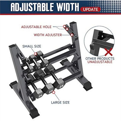 Dumbbell Rack Storage Stand Hex Weight Rack