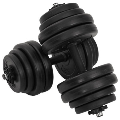 30lbs Adjustable Dumbbell Set, Sports Equipment, Exercise & Fitness