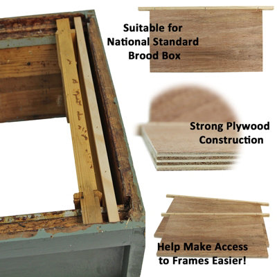 Dummy Boards for National Beehive Brood Box Beekeeping Bee Hive - 9