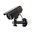Dummy CCTV Security Bullet Camera, Battery / Solar Powered, Outdoor IP44 Rated