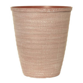 Dune Powdered Brick Planter, Container For Flowers