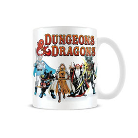Dungeons & Dragons Characters Mug White/Red (One Size)