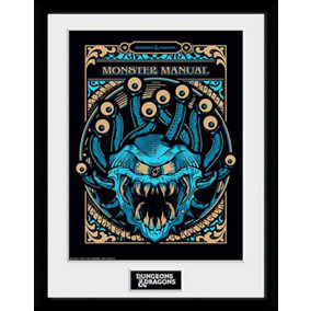 Dungeons & Dragons Monster Manual  30 x 40cm Framed Collector Print