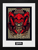 Dungeons & Dragons Players Handbook 30 x 40cm Framed Collector Print