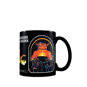 Dungeons & Dragons Thieves In The Temple Heat Changing Mug Black/Orange (One Size)