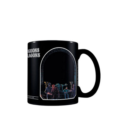 Dungeons & Dragons Thieves In The Temple Heat Changing Mug Black/Orange (One Size)