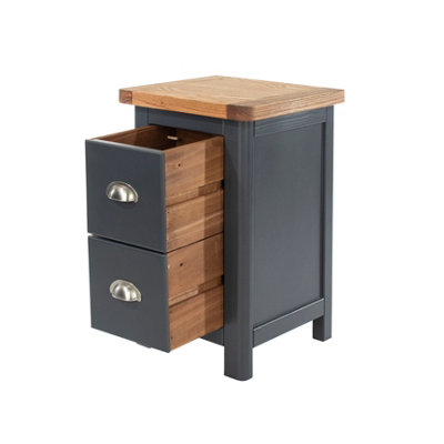 Midnight blue deals bedside table