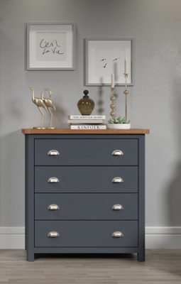 Dunkeld 4 drawer chest, midnight Blue