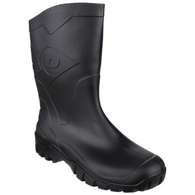 Dunlop Dee Calf Length Wellington Black