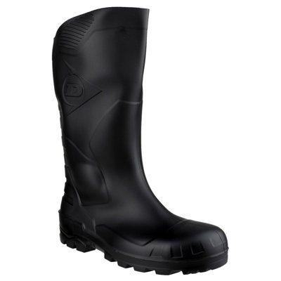 Dunlop Devon Safety Wellington Boots - Steel Toe, Anti-Puncture, Slip-Resistant (UK 6.5 / EU 40, Black) - View #6