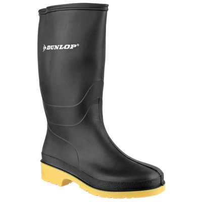 Dunlop Dull Childrens Wellington Boot Black