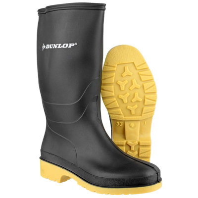 Dunlop Dulls Wellington Boot Black - 4