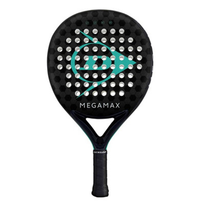 Dunlop Megamax Padel Racket Black/Green (Standard)