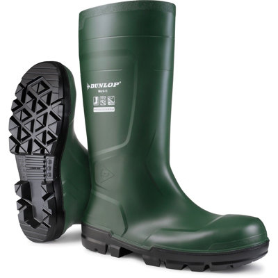 Steel toe cap wellies on sale b&q