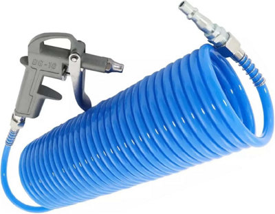 Dunnet Tools Air Dust Gun with Recoil Hose