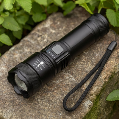 Dunnet Tools Rechargeable Zoom LED Torch