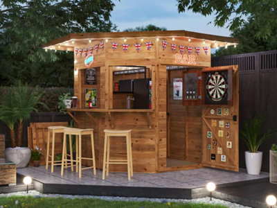 Dunster House Outdoor Bar Shed x Pressure Treated
