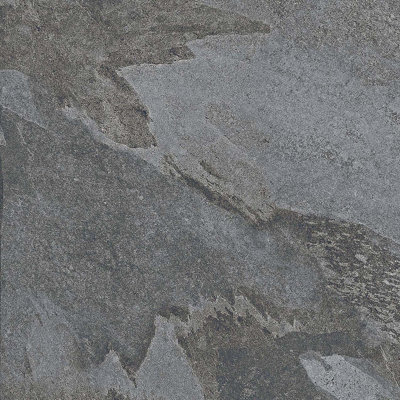 Dunwich Slate Black Matt Porcelain Outdoor Tile 600x600x20mm (Pack of 2)