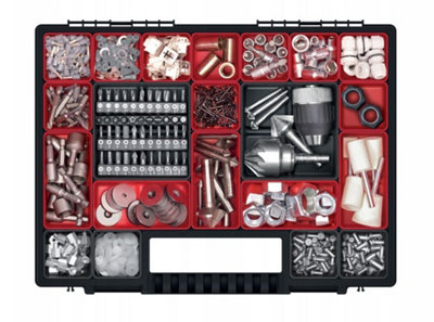 Duo Compartment Storage Tandem Organiser Case Tool Box Adjustable Dividers Model 4 - 3
