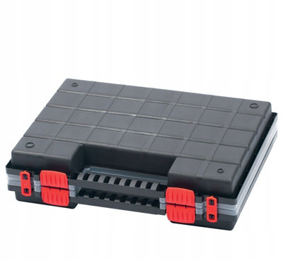 Duo Compartment Storage Tandem Organiser Case Tool Box Adjustable Dividers Model 5 - 3