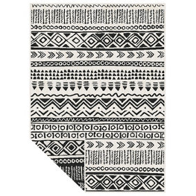 Duo Weave Collection Outdoor Rugs in Aztec Design