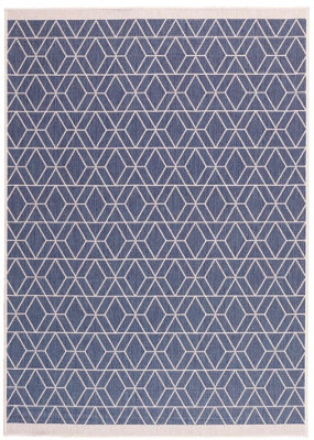 Duo Weave Collection Outdoor Rugs in Diamonds Design
