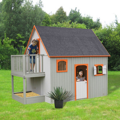 Duplex Two Storey Playhouse with Balcony 10 x 7 - 4