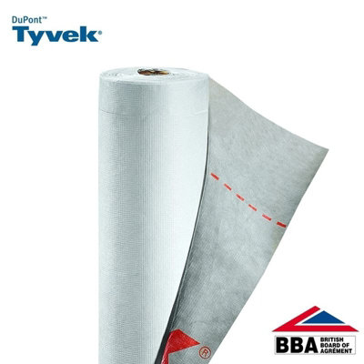 DuPont Tyvek Housewrap Vapour Permeable Timber Frame Wall Membrane 1.4m x 100m roll