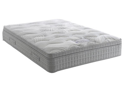 Dura Bed Savoy 1000 Pocket Sprung Cushioned Top Divan Bed Set 3FT Single 2 Drawers Side - Wool Clay
