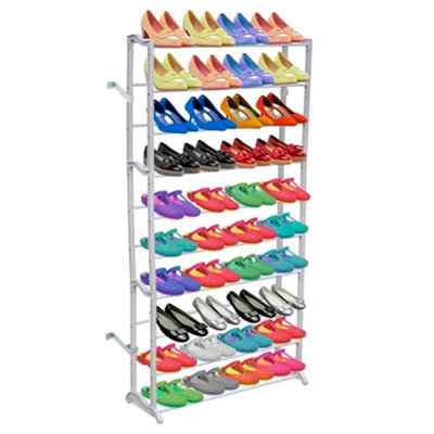 Durable 10 Tier Shoe Rack/Shelf