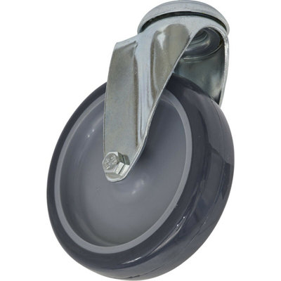 Durable 100mm Hard PP Swivel Castor Wheel with 25mm Tread for Medium Duty Applications