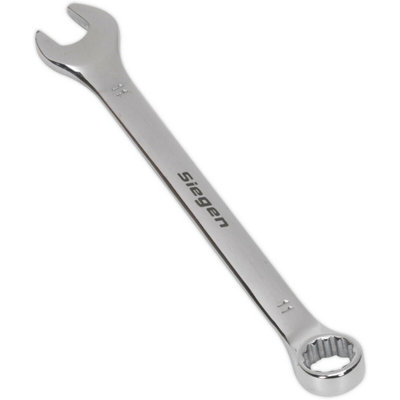 Durable 11mm Hardened Steel Combination Spanner - Polished Chrome Vanadium Wrench